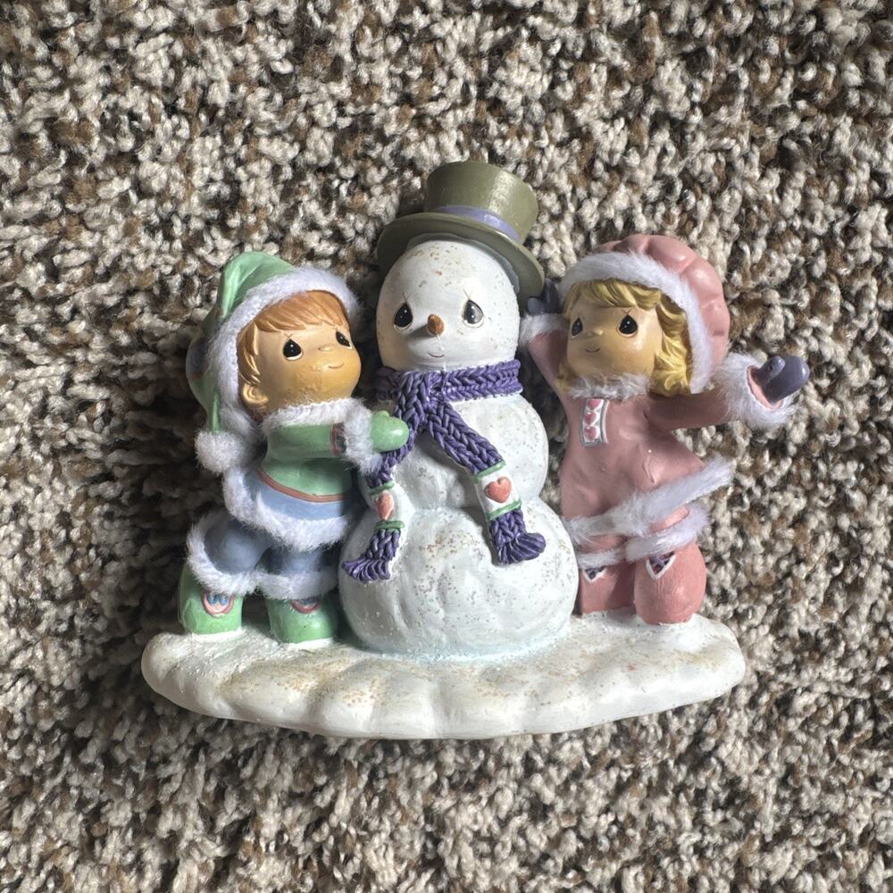 Precious Moments Our Friendship Is Snow Much Fun 2005 Snowman Figurine 09 00564
